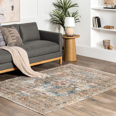 Nuloom Marley Traditional Medallion Fringe Area Rug