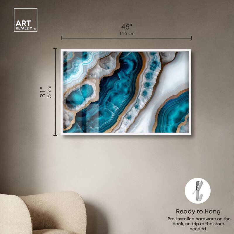 Opaline Undulation Shadowbox by Art Remedy