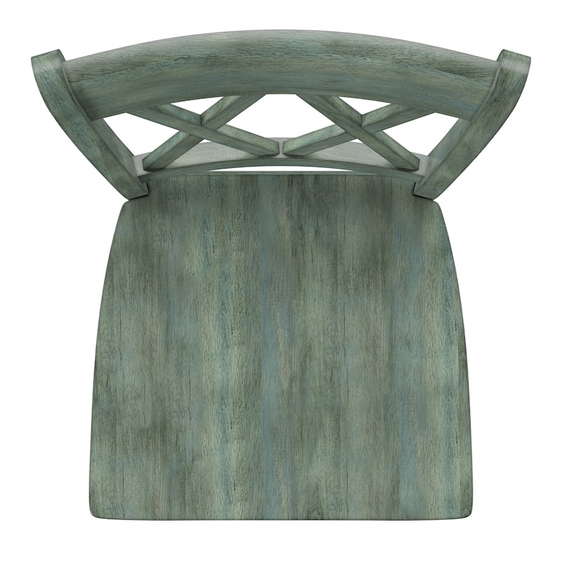 Eleanor X-Back Wood Counter Chairs (Set of 2) by iNSPIRE Q Classic