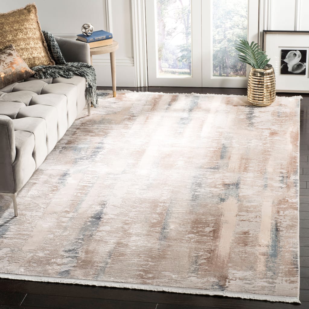 SAFAVIEH Eclipse Amandine Vintage Boho Abstract Viscose Rug with