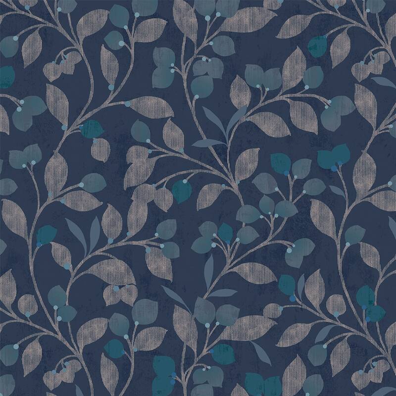 Transform Snowbelle Blue Peel & Stick Wallpaper