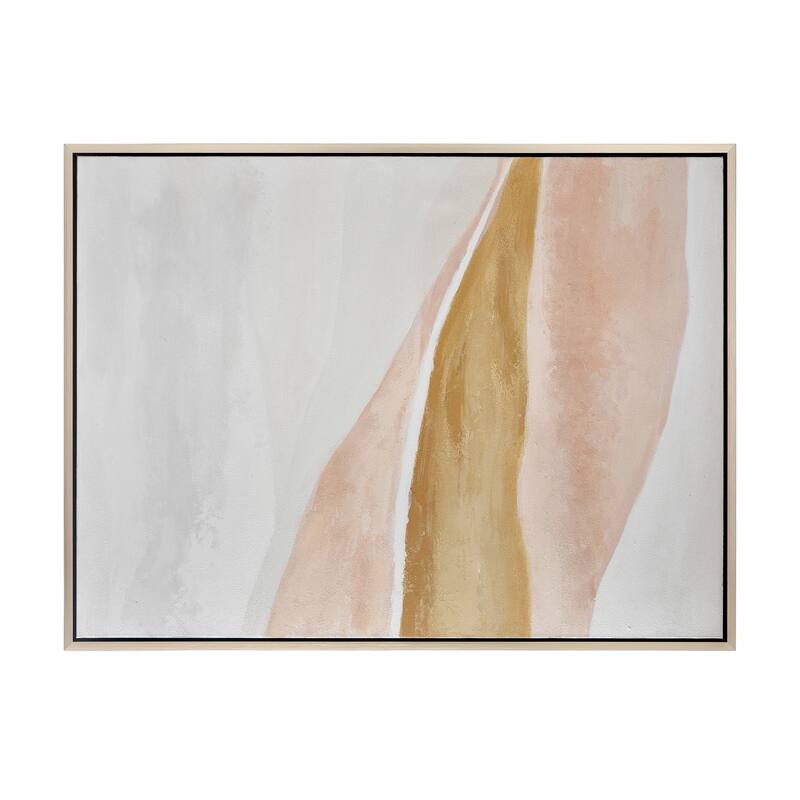 Elk Home Optimist Ochre Fabric 35.5 Inch Wide Wall Art