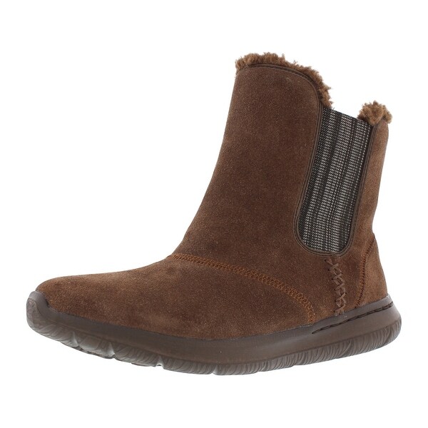 skechers go walk boots mujer naranja