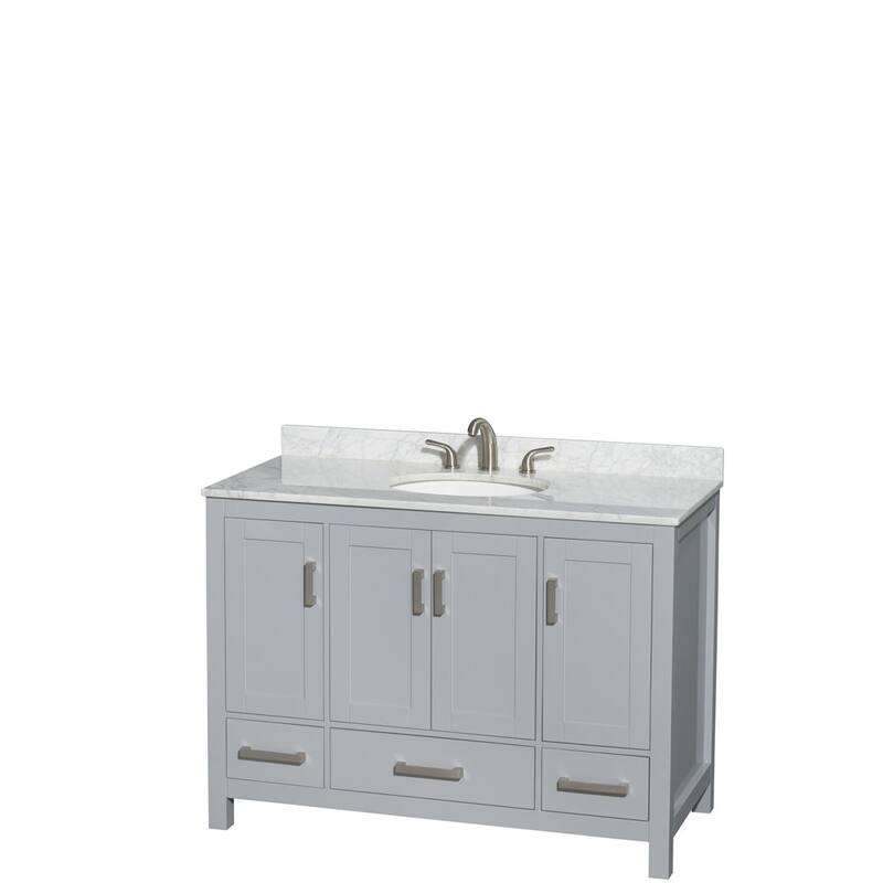 Wyndham Collection Sheffield 48" Single Bathroom Vanity