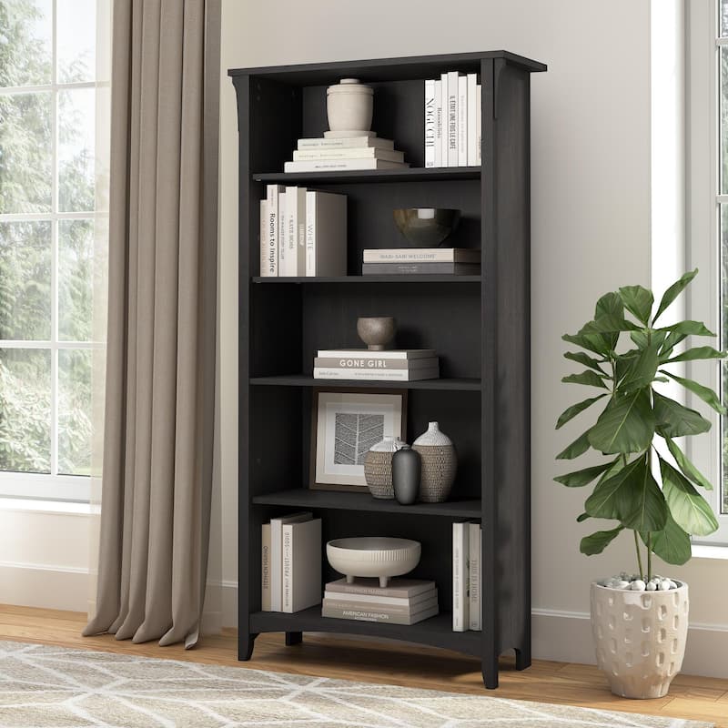 Bush Home Salinas Tall 5 Shelf Bookcase - 5 Shelf