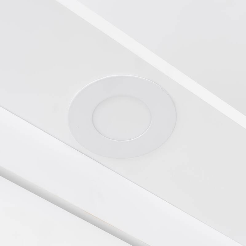 Roomfitters Queen Size Murphy Bed with Folding Desk and USB Charging Ports, Space-Saving Wall Bed with LED Lights