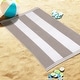 preview thumbnail 57 of 62, Cabana Stripe Oversized Cotton Beach Towel by Superior