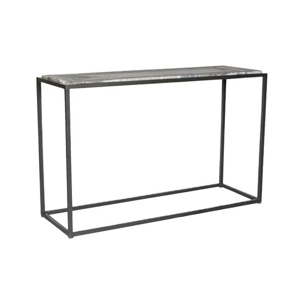 Aurelle Home Willow Marble Contemporary Console Table - 48 x 16 x 30 - 48 x 16 x 30. Opens flyout.