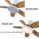 preview thumbnail 8 of 9, 42" 5 Reversible Blades LED Ceiling Fan Light w/Remote Control - 42''