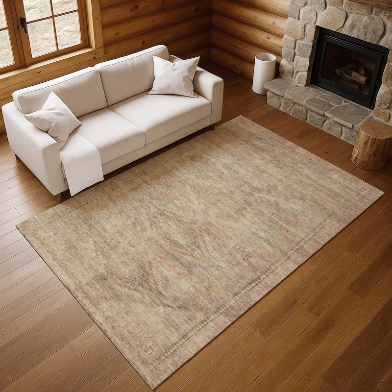 Premium Washable Super Soft Vintage Traditional Mayfield Rug