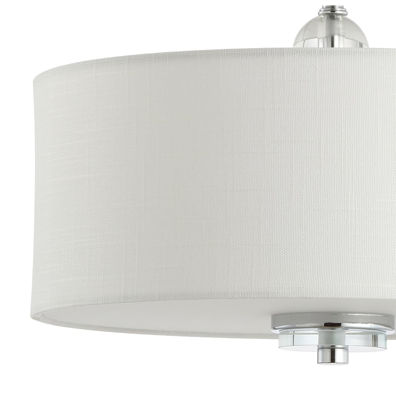 Marc Metal LED Semi Flush Mount, Oil Rubbed Bronze/White by JONATHAN Y