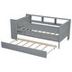 preview thumbnail 8 of 10, Twin Size Bunk Bed with Built-in Shelves and Storage Drawer, White