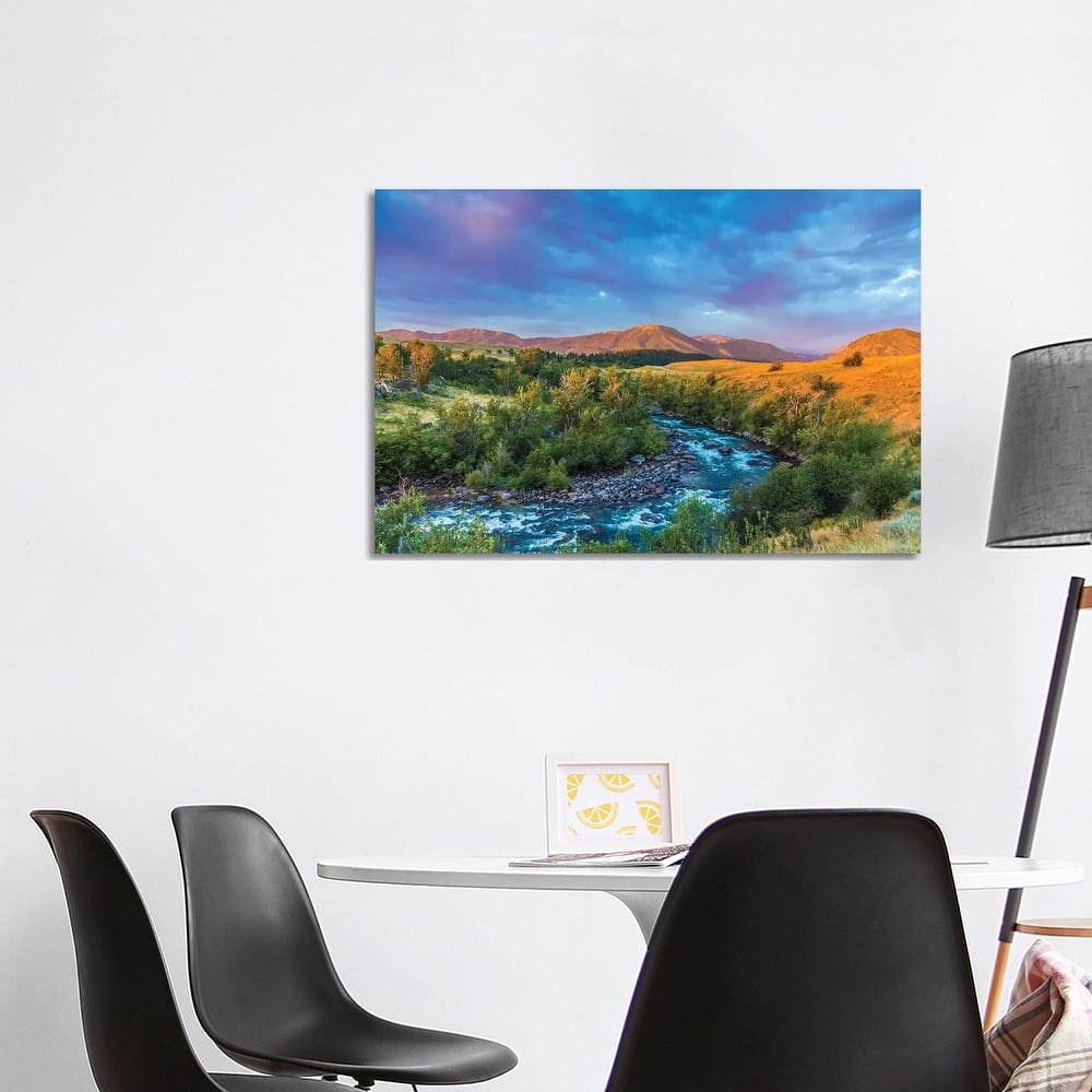 iCanvas "Stillwater River Montana" by Sarah Kadlecek Canvas Print