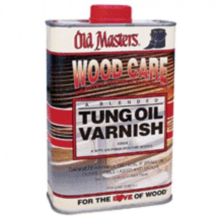 Shop Old Masters 50508 Tung Oil Varnish Clear 1 Pt Free Shipping