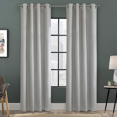 Thermaplus Solstice Total Blackout Grommet Top Contemporary Curtain