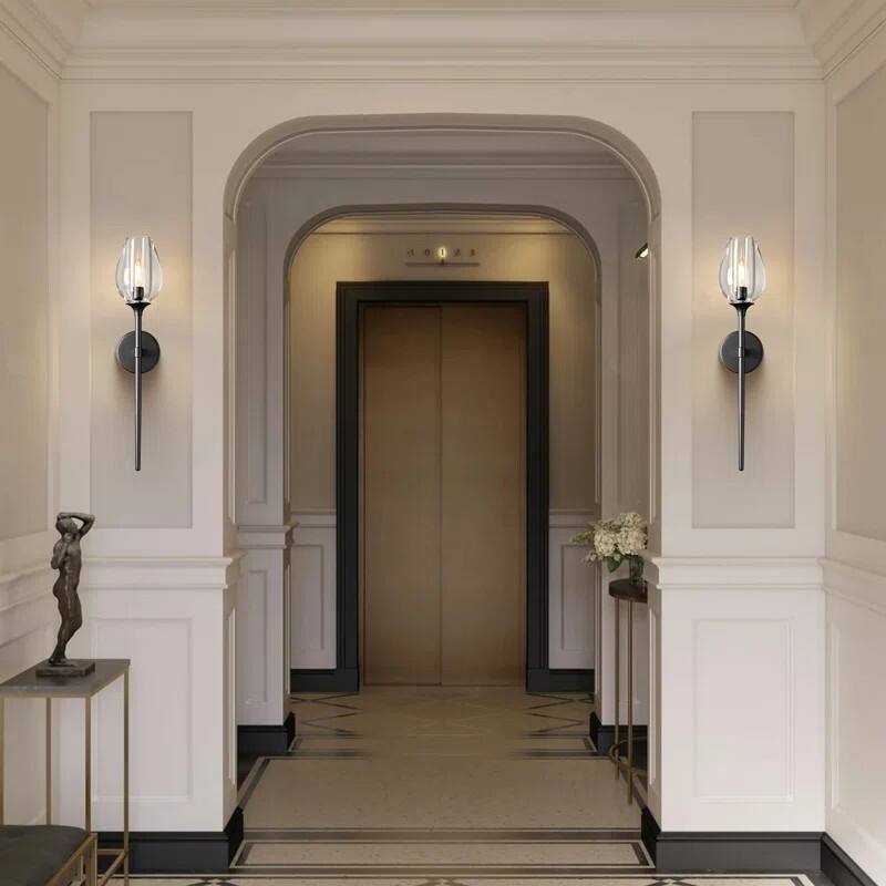 KAYLA Long tulip Wall Sconce