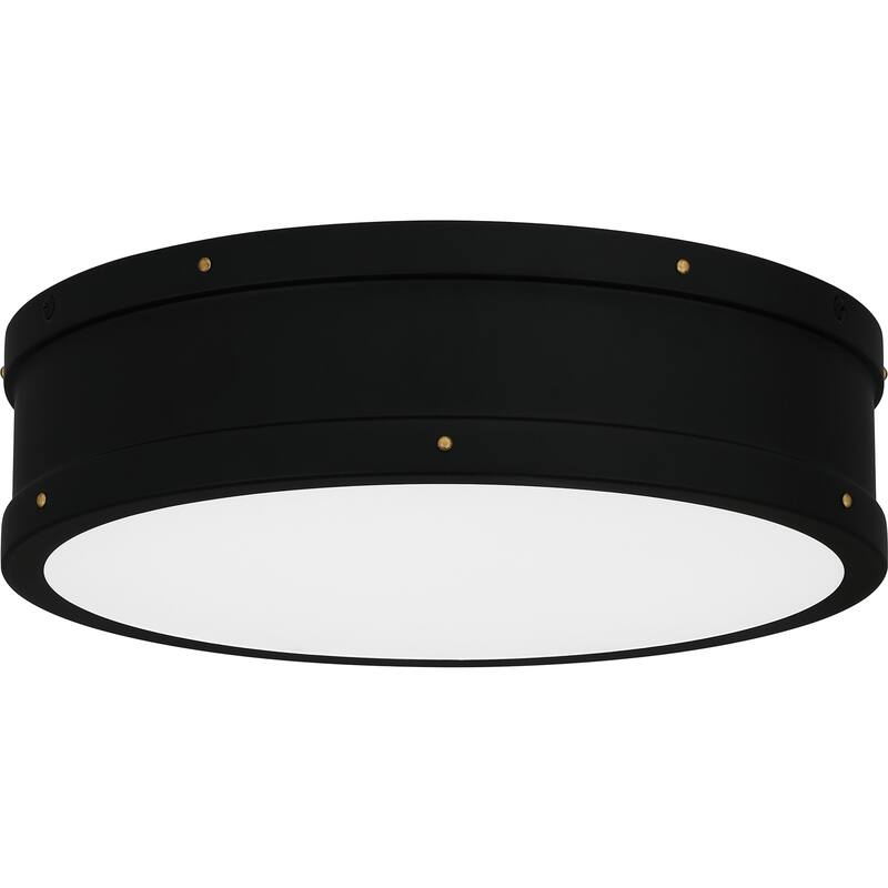 Ahoy Integrated LED Matte Black Flush Mount Light