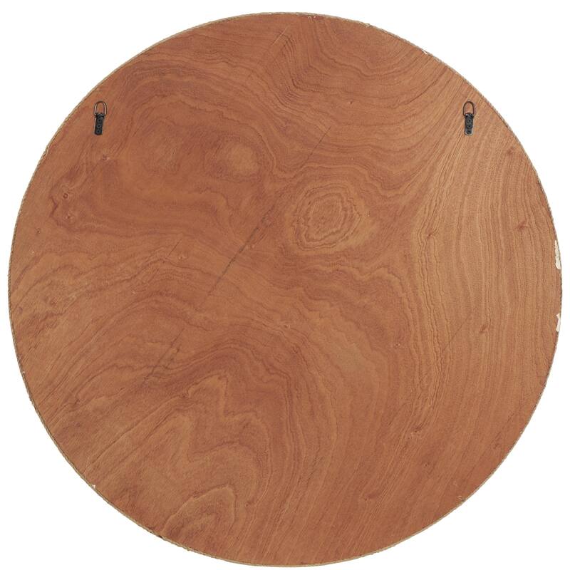 Jute Rope Rope Room Wall Mirror - Brown - Roche River Decor