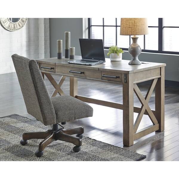 Shop Black Friday Deals On Graphite Vintage Casual Gray Home Office Swivel Desk Chair Overstock 20847418
