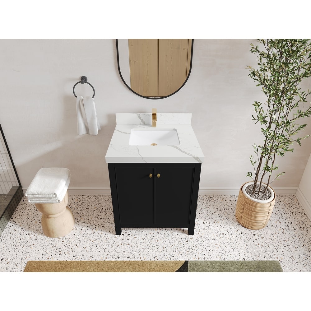 Willow Collections 30 in. W x 22 in. D Chicago Single Sink Bathroom Vanity with Countertop