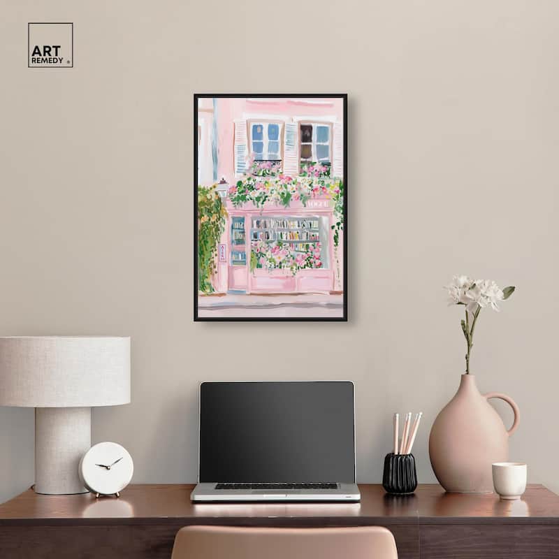 Little Magazine Store Canvas by Art Remedy
