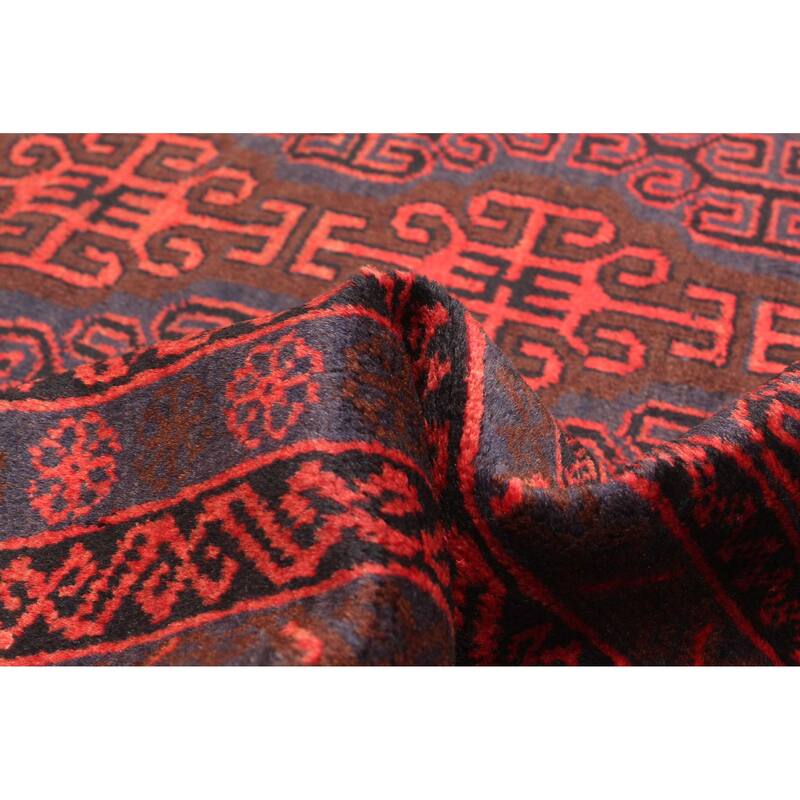 ECARPETGALLERY Hand-knotted Teimani Dark Navy Wool Rug - 3'2 x 5'3