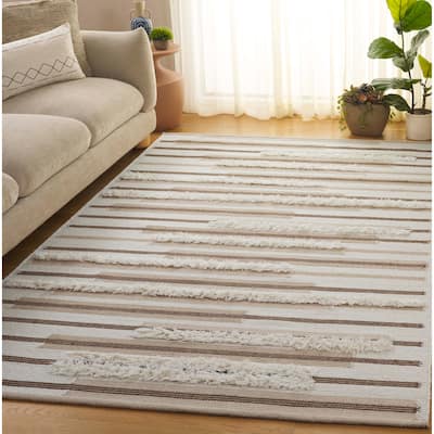 SAFAVIEH Handmade Kenya Herta Striped Wool Rug