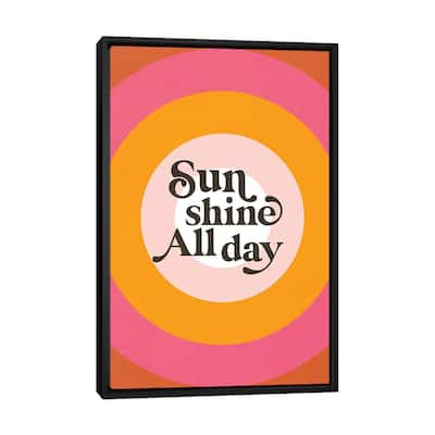 iCanvas "Sunshine All Day" by Dominique Vari Framed
