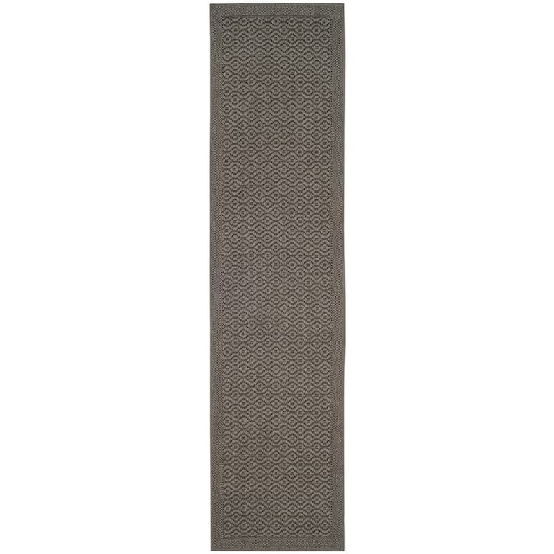SAFAVIEH, Palm Beach Clevie Modern Sisal Rug - 2'3" x 10' Runner - Ash