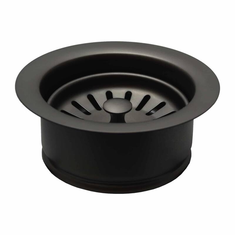 3.5" Basket Strainer with Disposer Trim - Gunmetal