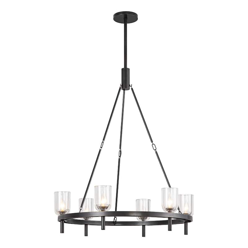 Alora Lighting CH338632 Lucian 6 Light 32" Wide Ring Chandelier