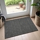 preview thumbnail 65 of 88, Premium Washable Super Soft Modern Imprints Mayfield Rug Black - 1'8" x 2'6"