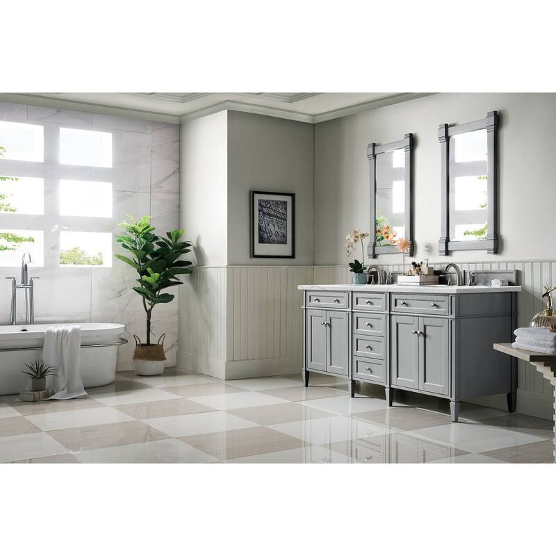 James Martin Vanities 650-V72-FENC Brittany 72" Free Standing Double