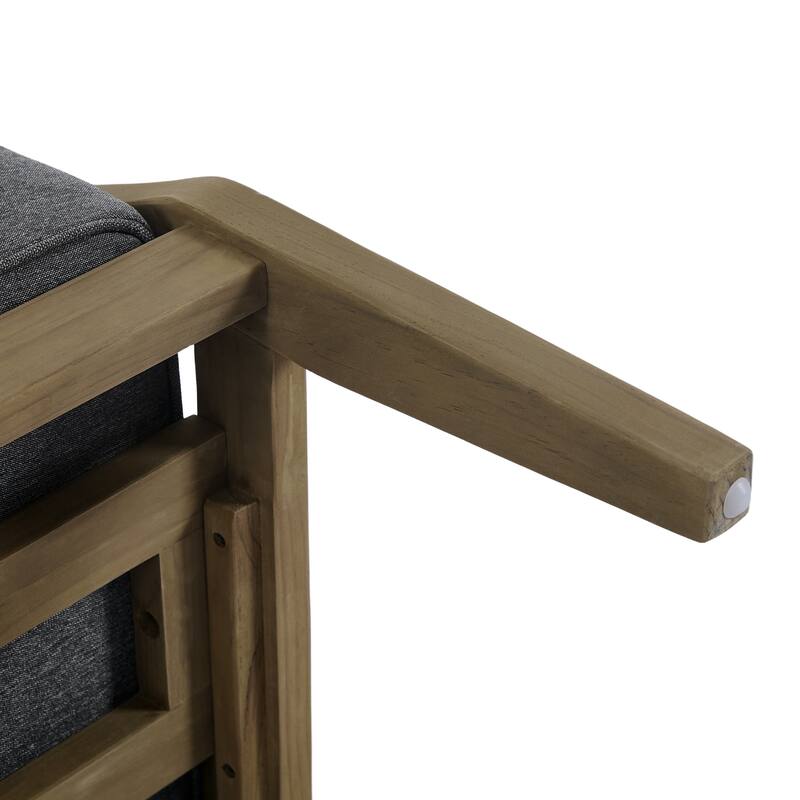 2 Set Outdoor Patio Club Chair with Cushion Patio Arm Lounge Chair