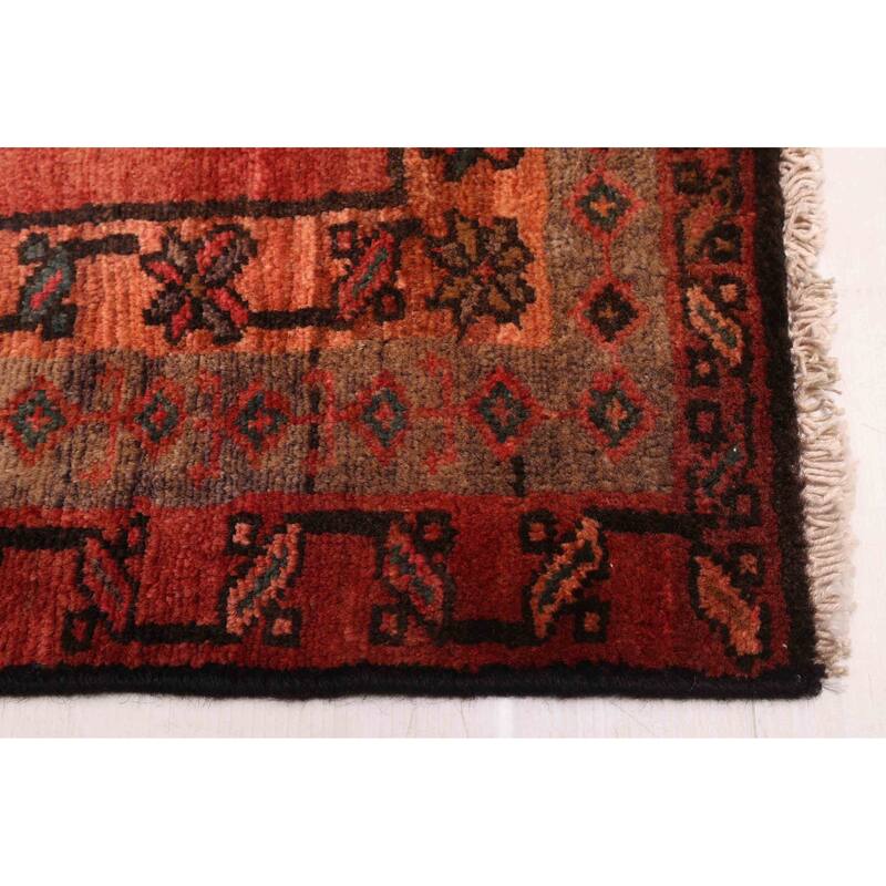 ECARPETGALLERY Hand-knotted Konya Anatolian Dark Copper Wool Rug - 3'8 x 9'3
