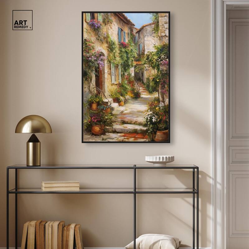 Mediterranean Charm II Canvas by Art Remedy