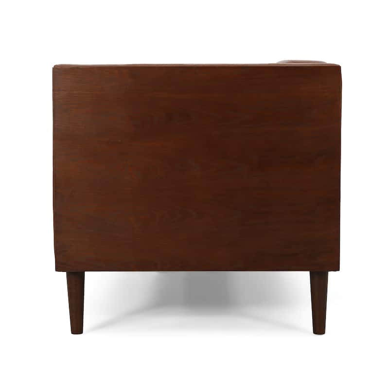 Faraway Modern Tufted Sofa w/ Accent Pillows by Christopher Knight Home