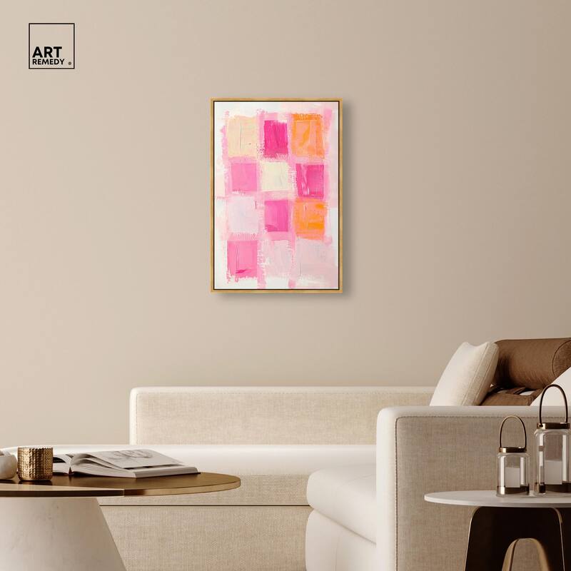 Color Squares I Canvas by Art Remedy
