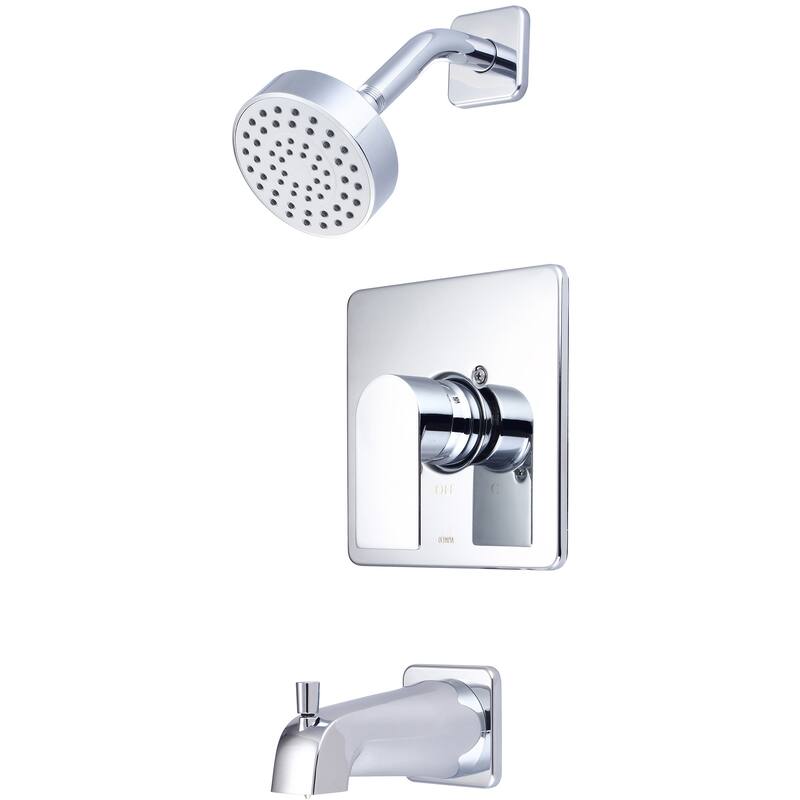 Pioneer Faucets i4 Tub and Shower Trim Package with 1.75 GPM Single - Polished Chrome