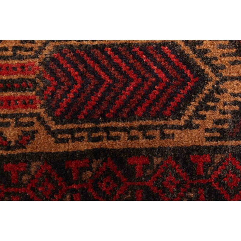 ECARPETGALLERY Hand-knotted Teimani Brown Wool Rug - 2'11 x 5'0