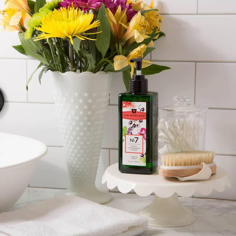 Via Mercato Liquid Hand Soap No 7 - Peach Fig Blossom & Rose