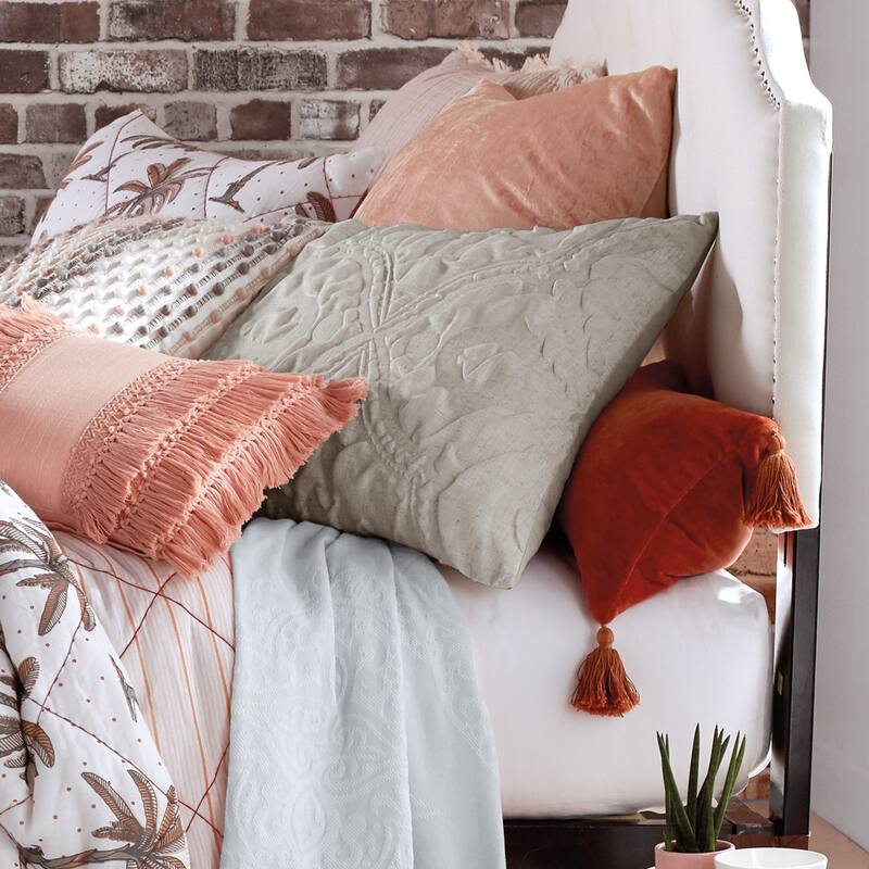 Porch & Den Roan Microsculpt 3-piece Comforter Set