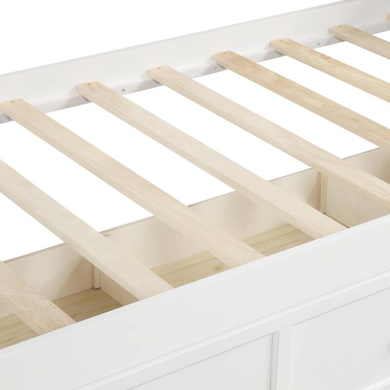 Wood Daybed with Three Drawers ,Twin Size Daybed