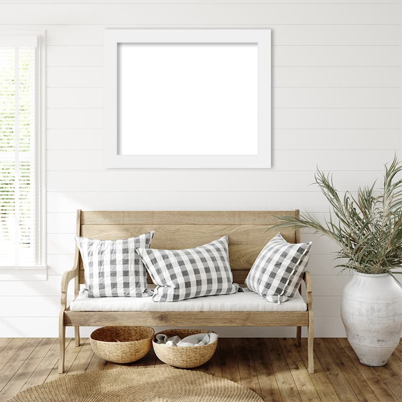 Amanti Art Corvino Black Framed Dry Erase Magnetic Board