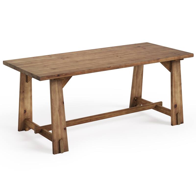 Solid Wood Executive Desk, Large Home Office Computer Writing Workstation, Business Accent Work Table