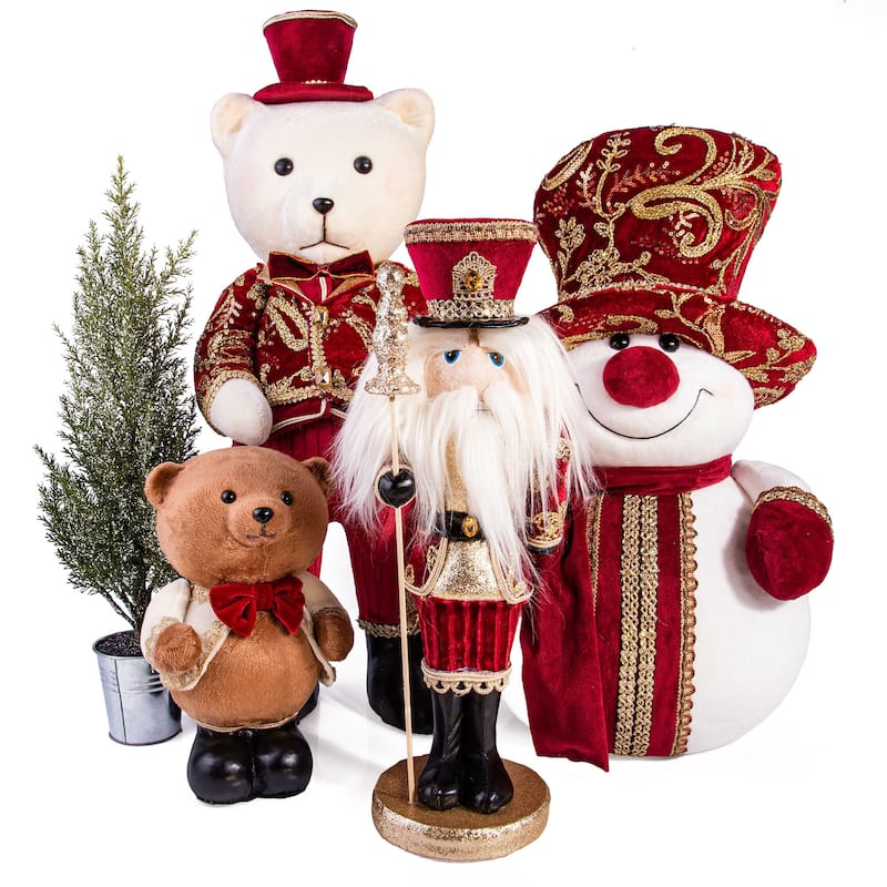 Nutcracker Christmas Decoration - 4.7 x 5.5 x 16.1"