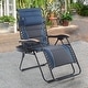 preview thumbnail 81 of 83, Oversize XL Padded Zero Gravity Lounge Chair Wider Armrest Adjustable Recliner with Cup Holder