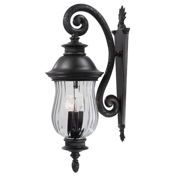 slide 2 of 3, The Great Outdoors 4 Light 34.25" Height Outdoor Wall Sconce from the Heritage