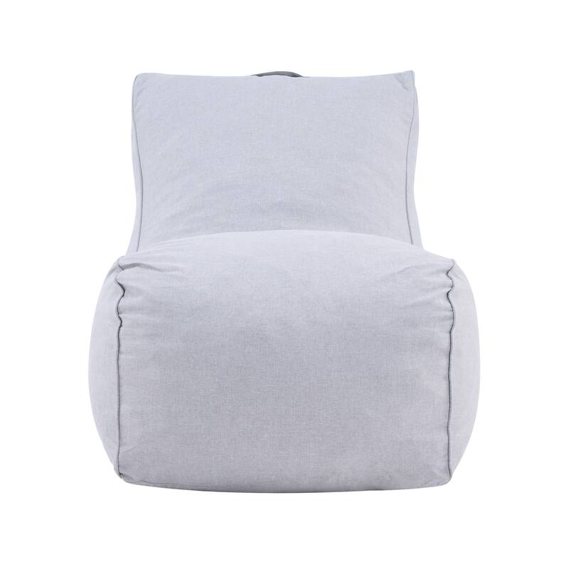 Christopher Knight Home - Moira Modern Outdoor Upholstered Bean Bag Chair with Shredded Foam Fill