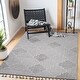 preview thumbnail 3 of 5, LOOM & LUXE Collection White/Grey/Trellis Indoor/Outdoor Area Rug